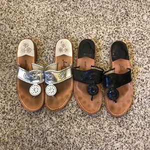 2 Pairs of Classic Jack Rogers Sandals